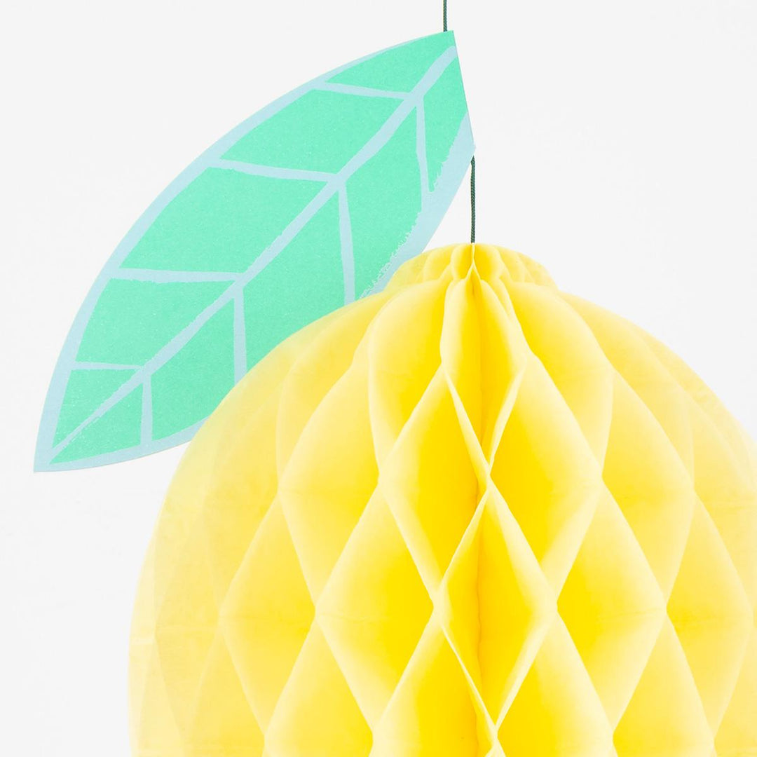 Tropical Fruit Honeycomb x 7 | Meri Meri | Little Big Party Party Decorations Tropical Fruit Honeycomb Party Decorations x 7