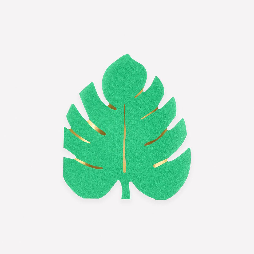 Tropical Leaf Party Napkins x 16 | Meri Meri party napkins Tropical Leaf Party Napkins x 16