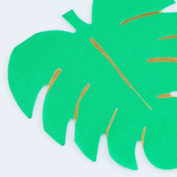 Tropical Leaf Party Napkins x 16 | Meri Meri party napkins Tropical Leaf Party Napkins x 16