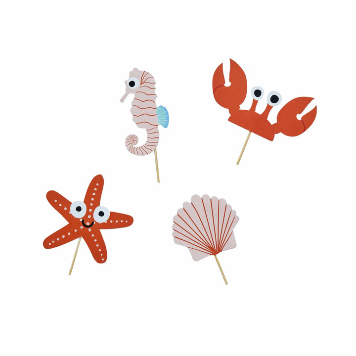 Under The Sea Party Supplies - Under the Sea Party Food Picks x 12 food pick Under the Sea Party Food Picks x 12