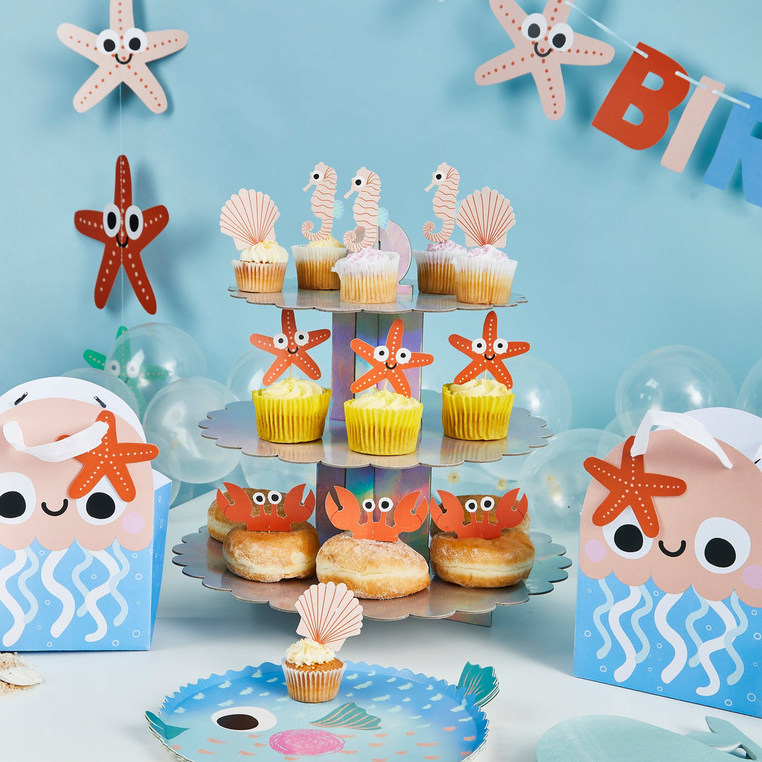 Under The Sea Party Supplies - Under the Sea Party Food Picks x 12 food pick Under the Sea Party Food Picks x 12