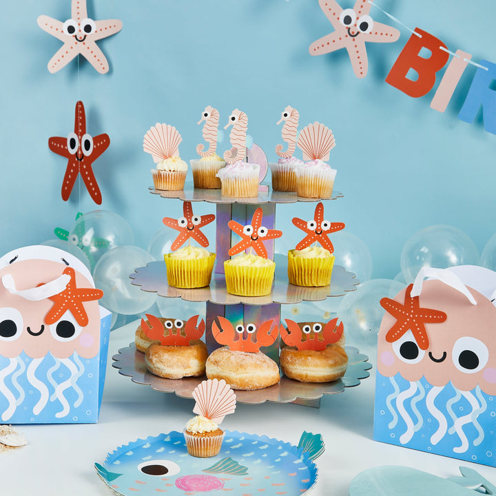 Under The Sea Party Supplies - Under the Sea Party Food Picks x 12 food pick Under the Sea Party Food Picks x 12