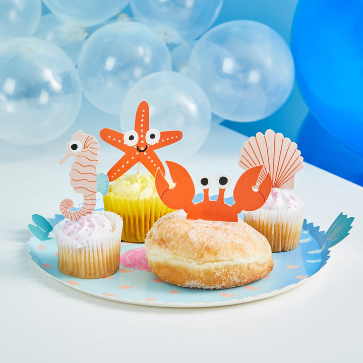 Under The Sea Party Supplies - Under the Sea Party Food Picks x 12 food pick Under the Sea Party Food Picks x 12