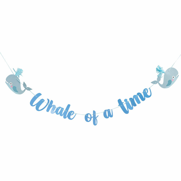 Under The Sea Party Supplies - Whale of a Time Tassel Party Banner - 2m Bunting Whale of a Time Tassel Party Banner - 2m