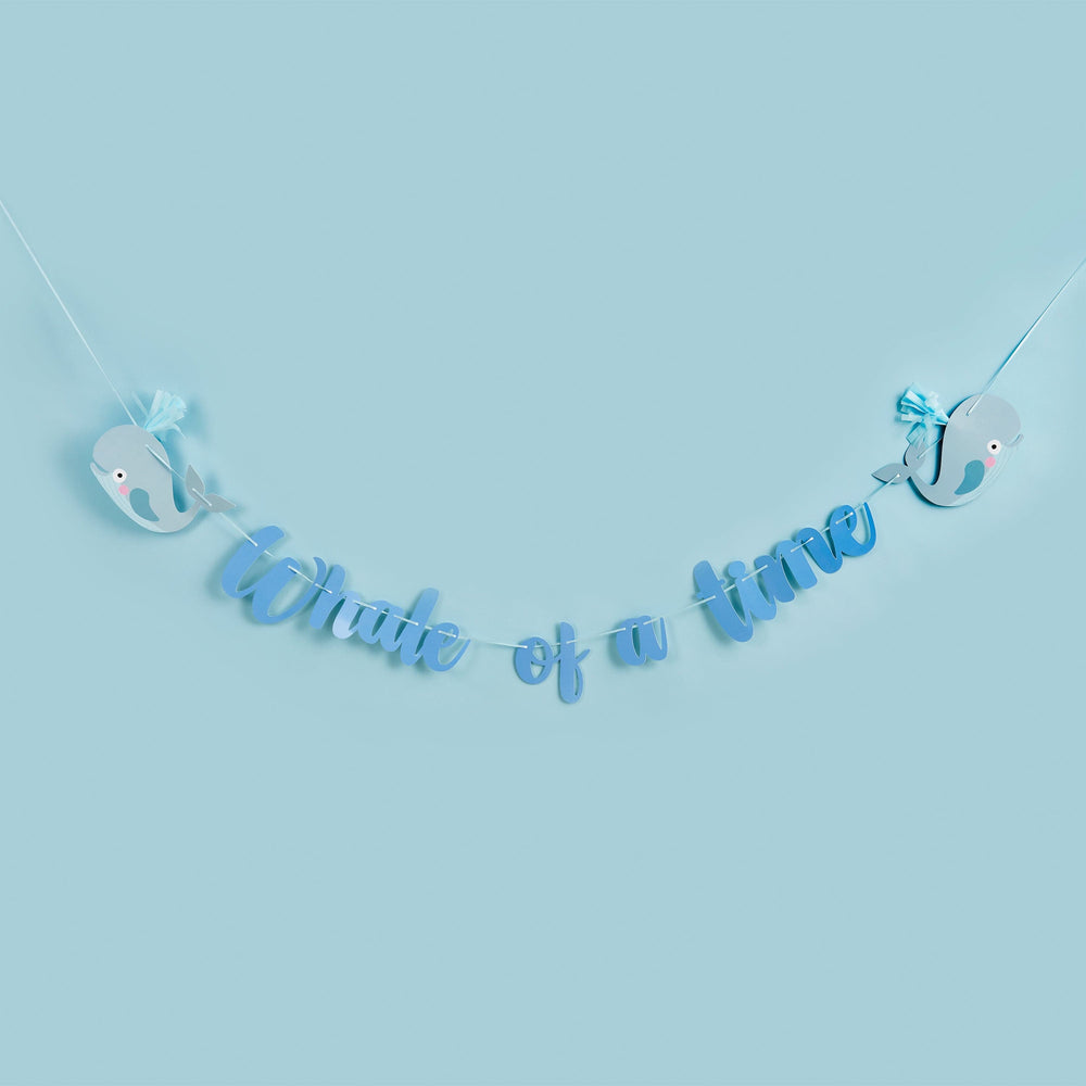 Under The Sea Party Supplies - Whale of a Time Tassel Party Banner - 2m Bunting Whale of a Time Tassel Party Banner - 2m
