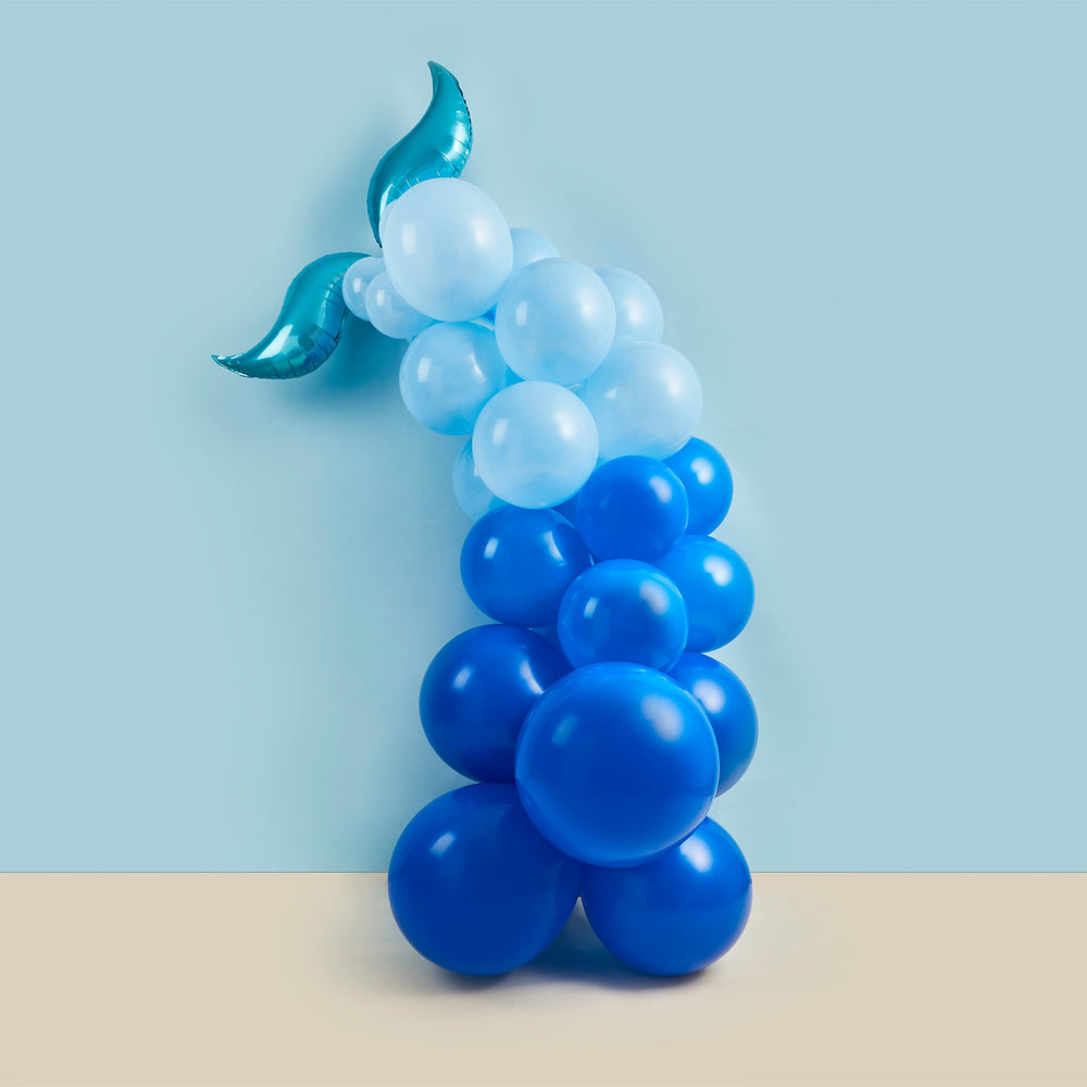 Under The Sea Party Supplies - Whale Tail Balloon Arch Kit Balloon Kits Whale Tail Balloon Arch Kit