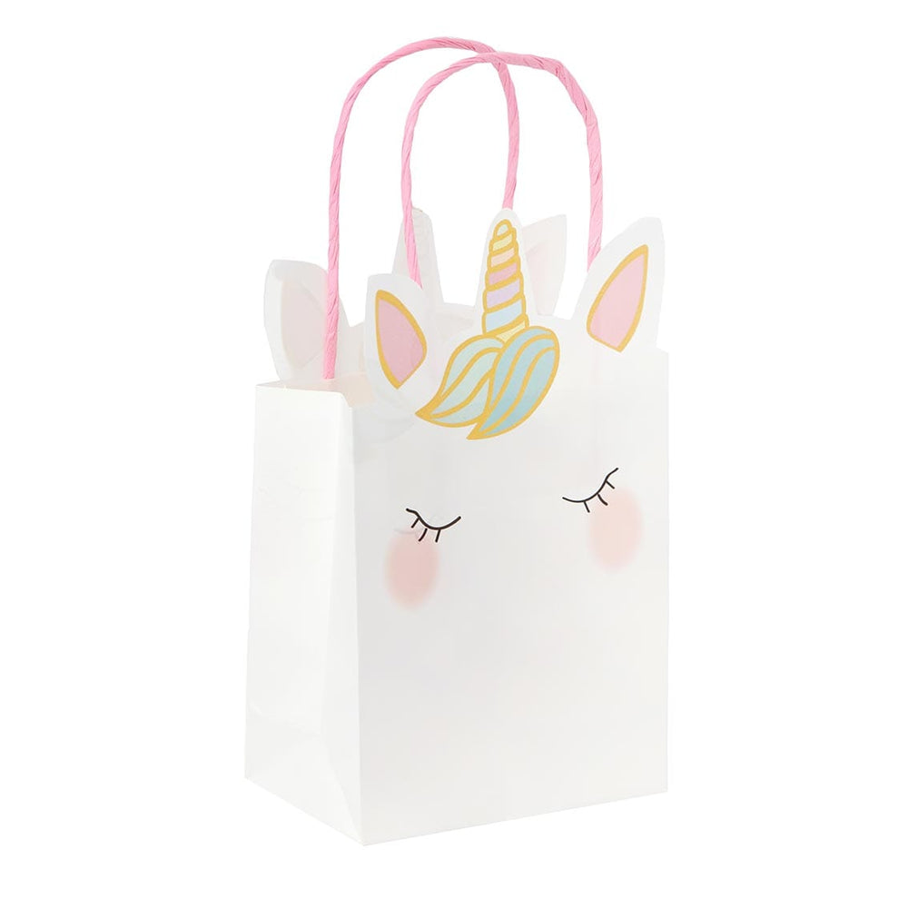 Unicorn Party Bags x 6 - Unicorn Birthday Party Supplies Party Bags Unicorn Party Bags x 6