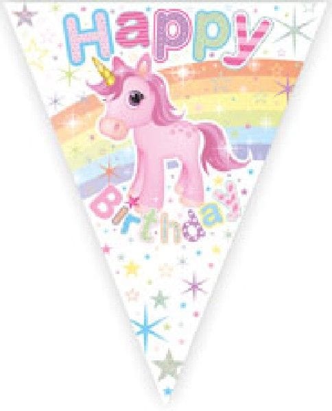 Unicorn Party Happy Birthday Bunting - Unicorn Party Decorations Bunting Unicorn Party Happy Birthday Bunting