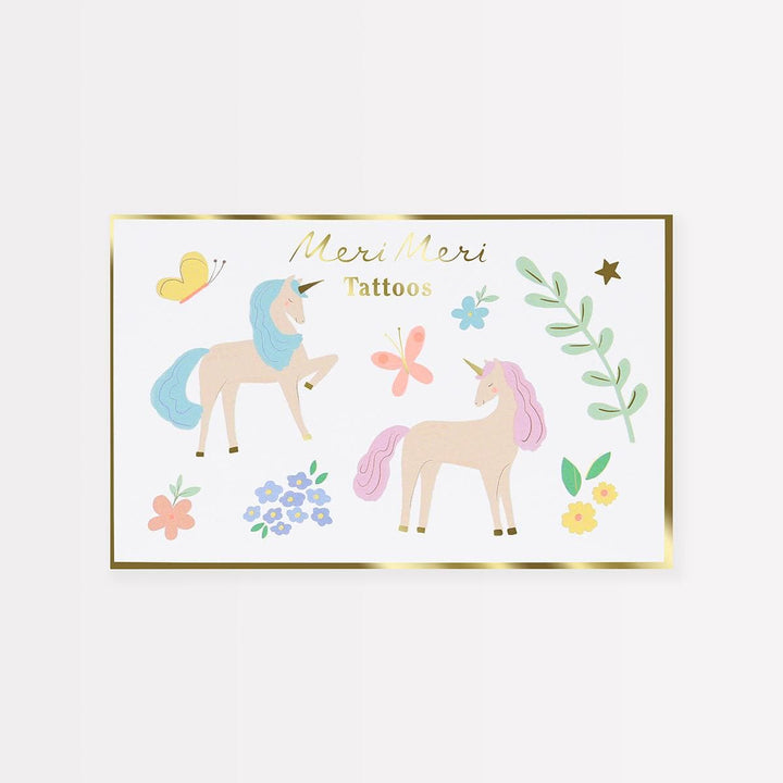Unicorn Temporary Tattoos | Meri Meri temporary tattoos Unicorn Temporary Tattoos