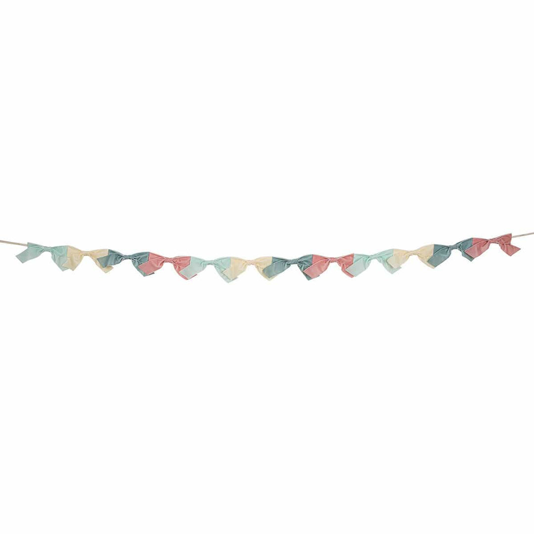 Velvet Bow Garland - Meri Meri Party Supplies Bunting Velvet Bow Garland