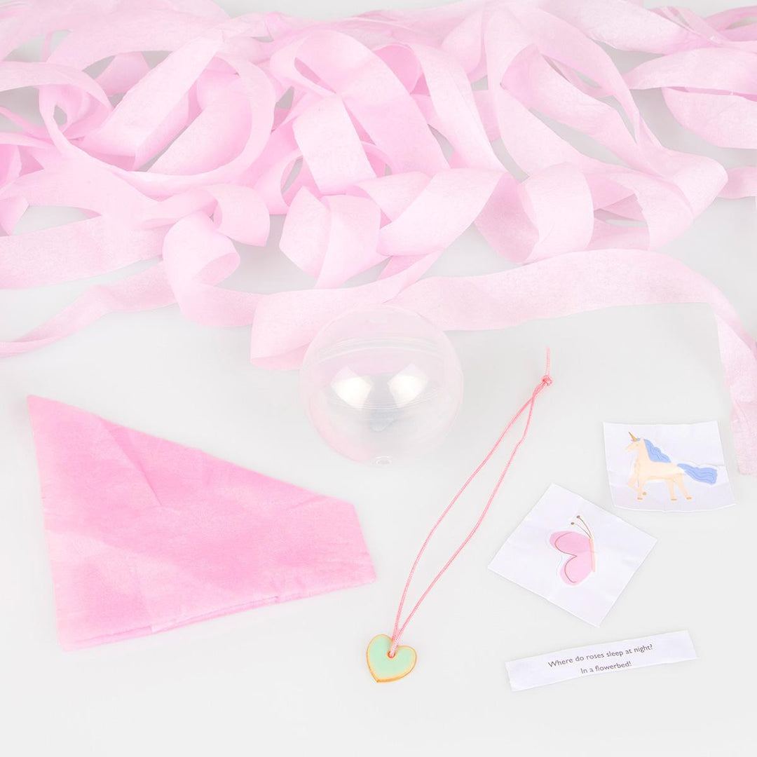 Velvet Bow Surprise Balls x 6 | Meri Meri Party Bag Fillers Party Accessories Velvet Bow Surprise Balls x 6