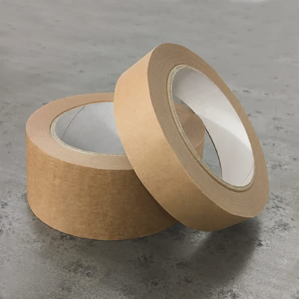 Very Wide Brown Paper Tape, 48mm Plain | East of India Gift Wrap East of India Very Wide Brown Paper Tape - 48mm Plain