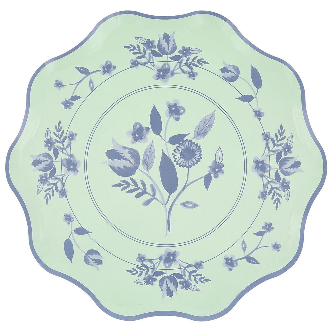 Vintage Botanical Dinner Party Plates x 8 | Meri Meri party plates Vintage Botanical Dinner Party Plates x 8