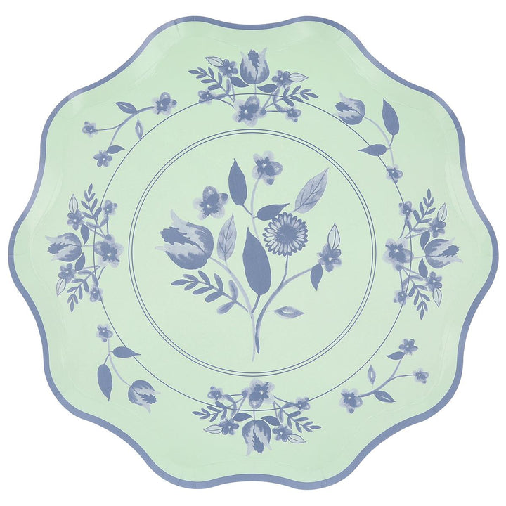 Vintage Botanical Dinner Party Plates x 8 | Meri Meri party plates Vintage Botanical Dinner Party Plates x 8