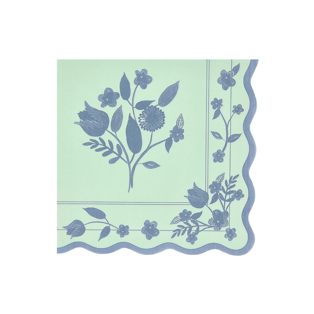 Vintage Botanical Large Party Napkins x 16 | Meri Meri party napkins Vintage Botanical Large Party Napkins x 16