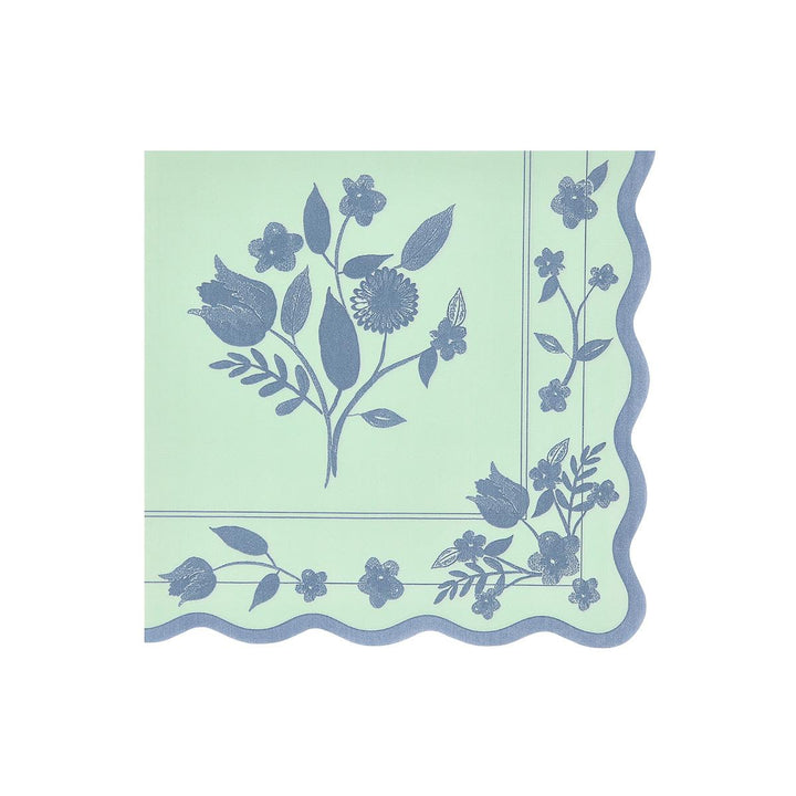 Vintage Botanical Large Party Napkins x 16 | Meri Meri party napkins Vintage Botanical Large Party Napkins x 16
