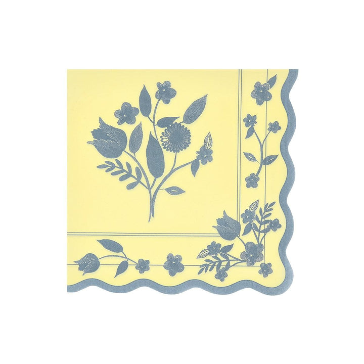Vintage Botanical Large Party Napkins x 16 | Meri Meri party napkins Vintage Botanical Large Party Napkins x 16