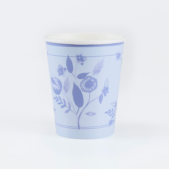 Vintage Botanical Party Cups x 8 | Meri Meri party cups Vintage Botanical Party Cups x 8