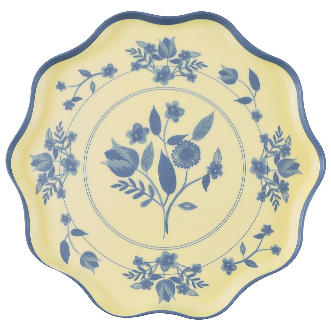 Vintage Botanical Reusable Large Party Plates x 4 | Meri Meri party plates Vintage Botanical Reusable Large Party Plates x 4