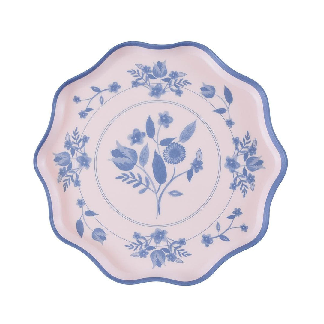 Vintage Botanical Reusable Small Plates x 4 | Party Tableware UK Tableware Vintage Botanical Reusable Small Plates x 4