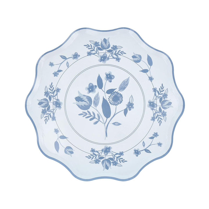 Vintage Botanical Side Party Plates x 8 | Meri Meri party plates Vintage Botanical Side Party Plates x 8