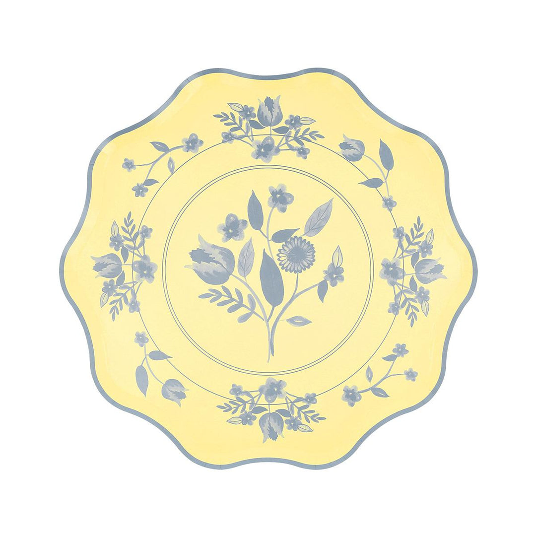 Vintage Botanical Side Party Plates x 8 | Meri Meri party plates Vintage Botanical Side Party Plates x 8