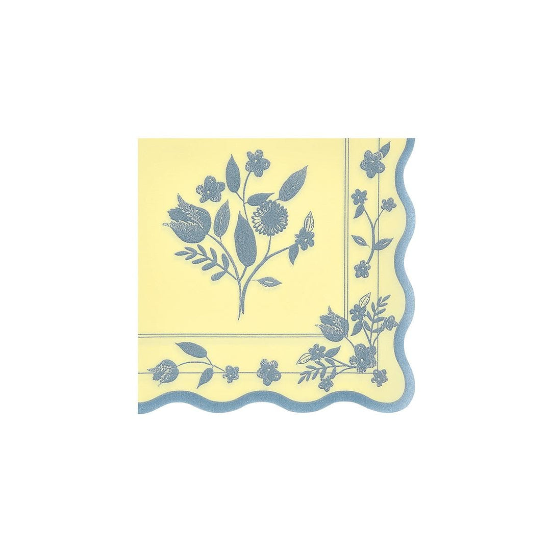 Vintage Botanical Small Party Napkins x 16 | Meri Meri party napkins Vintage Botanical Small Party Napkins x 16
