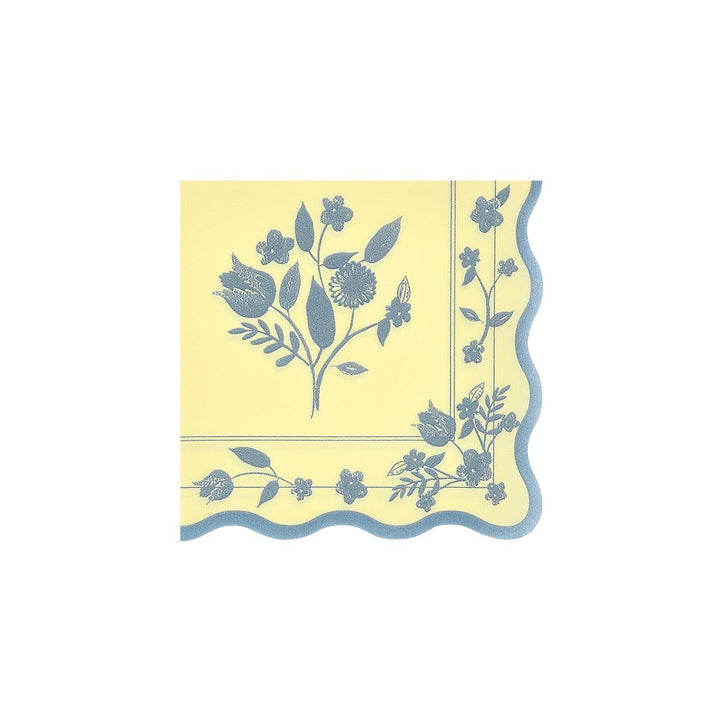 Vintage Botanical Small Party Napkins x 16 | Meri Meri party napkins Vintage Botanical Small Party Napkins x 16