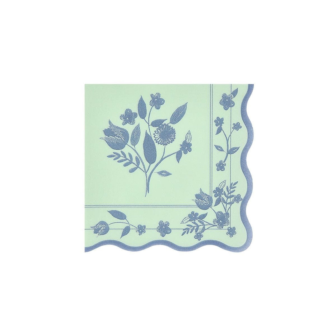 Vintage Botanical Small Party Napkins x 16 | Meri Meri party napkins Vintage Botanical Small Party Napkins x 16