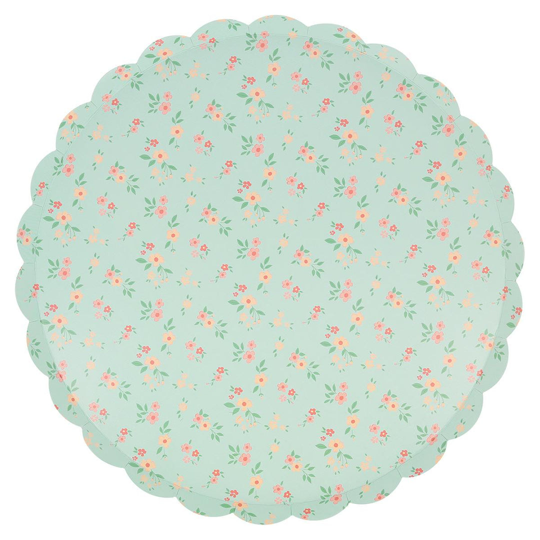 Vintage Ditsy Dinner Party Plates x 8 | Meri Meri party plates Vintage Ditsy Dinner Party Plates x 8