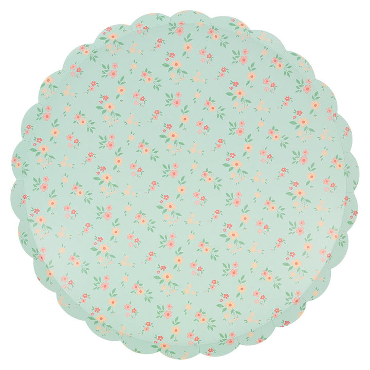 Vintage Ditsy Dinner Party Plates x 8 | Meri Meri party plates Vintage Ditsy Dinner Party Plates x 8