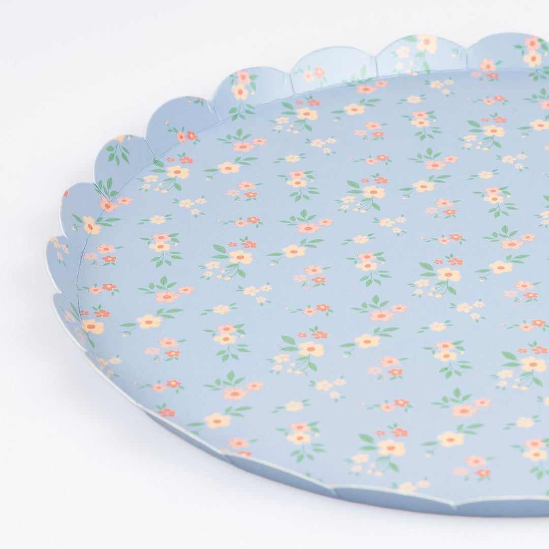 Vintage Ditsy Dinner Party Plates x 8 | Meri Meri party plates Vintage Ditsy Dinner Party Plates x 8