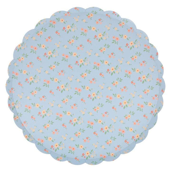 Vintage Ditsy Dinner Party Plates x 8 | Meri Meri party plates Vintage Ditsy Dinner Party Plates x 8