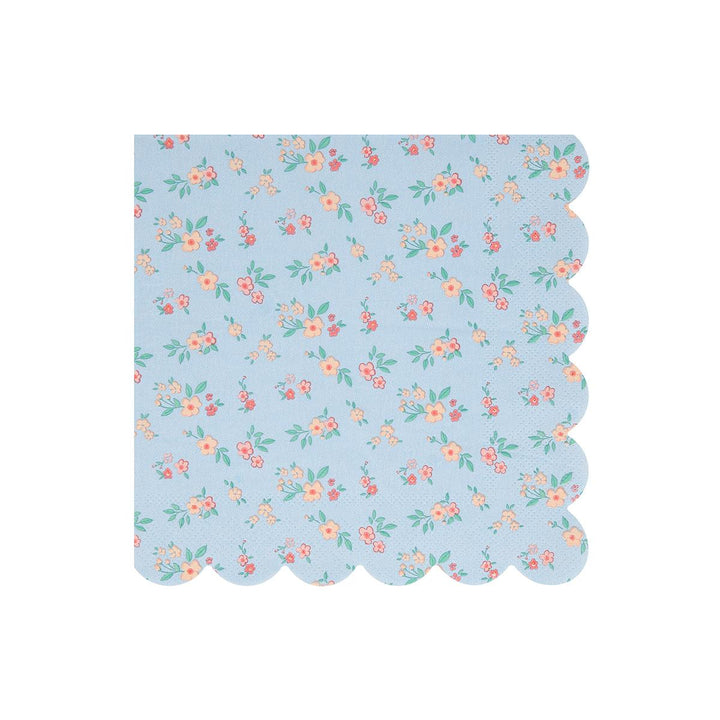 Vintage Ditsy Large Party Napkins x 16 | Meri Meri party napkins Vintage Ditsy Large Party Napkins x 16