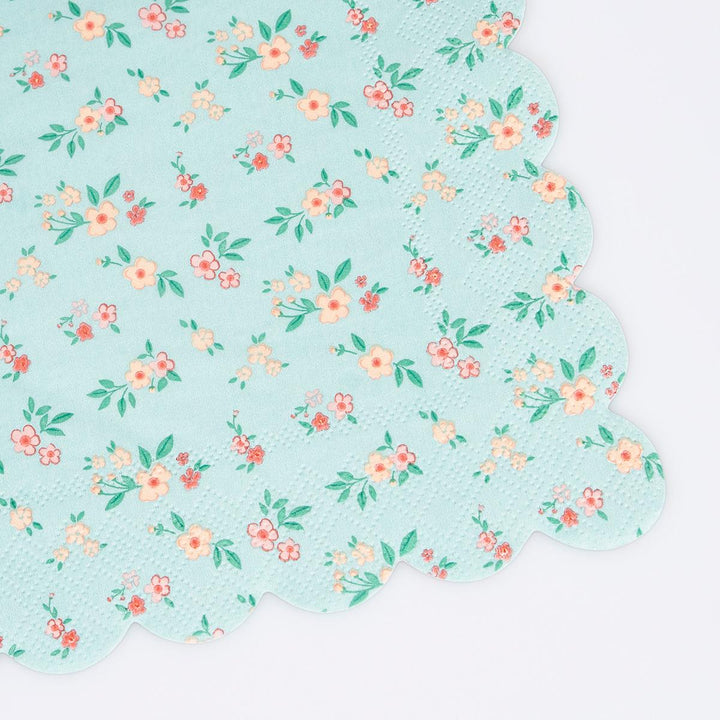 Vintage Ditsy Large Party Napkins x 16 | Meri Meri party napkins Vintage Ditsy Large Party Napkins x 16