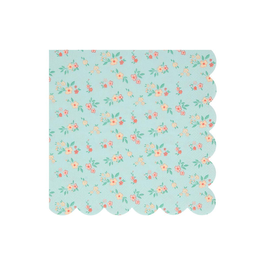 Vintage Ditsy Large Party Napkins x 16 | Meri Meri party napkins Vintage Ditsy Large Party Napkins x 16