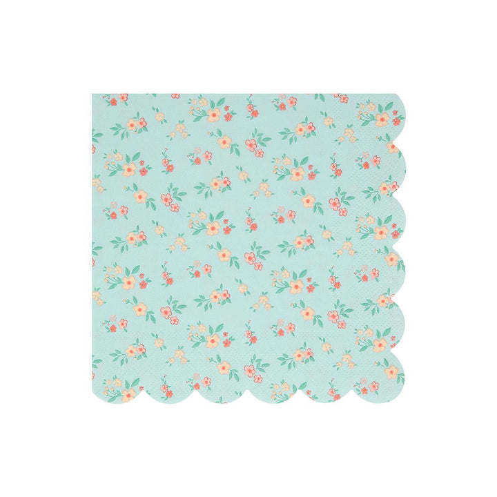 Vintage Ditsy Large Party Napkins x 16 | Meri Meri party napkins Vintage Ditsy Large Party Napkins x 16