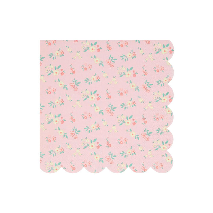 Vintage Ditsy Large Party Napkins x 16 | Meri Meri party napkins Vintage Ditsy Large Party Napkins x 16