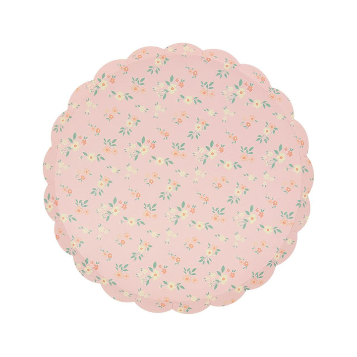 Vintage Ditsy Side Party Plates x 8 | Meri Meri party plates Vintage Ditsy Side Party Plates x 8