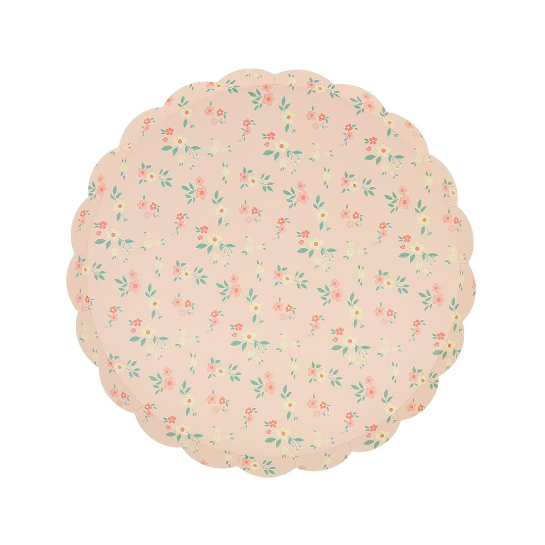 Vintage Ditsy Side Party Plates x 8 | Meri Meri party plates Vintage Ditsy Side Party Plates x 8