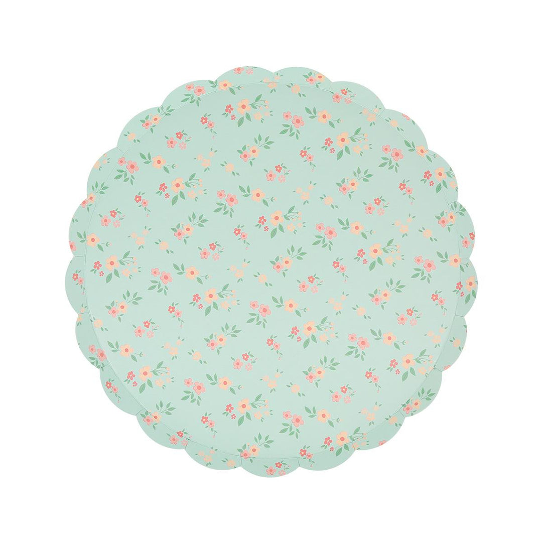 Vintage Ditsy Side Party Plates x 8 | Meri Meri party plates Vintage Ditsy Side Party Plates x 8