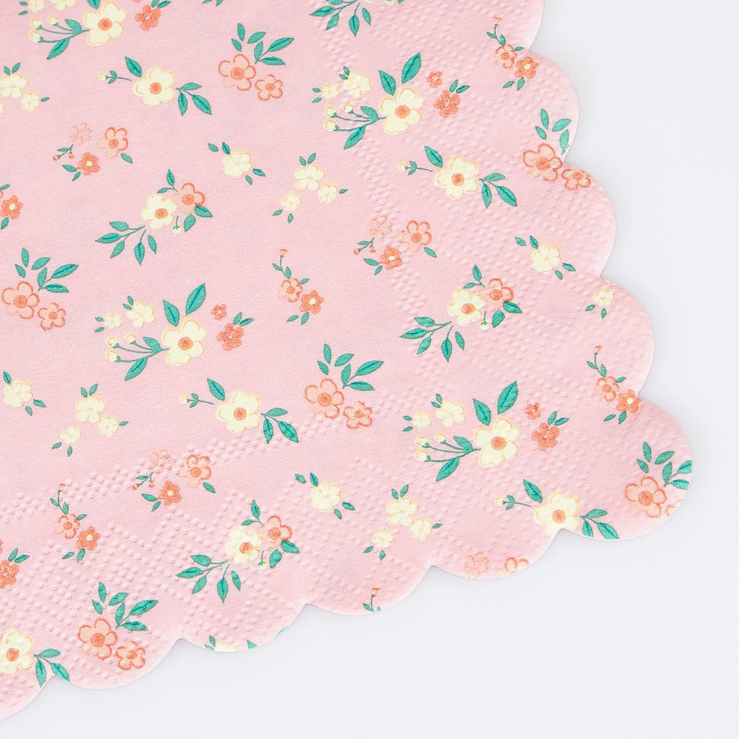 Vintage Ditsy Small Party Napkins x 16 | Meri Meri party napkins Vintage Ditsy Small Party Napkins x 16