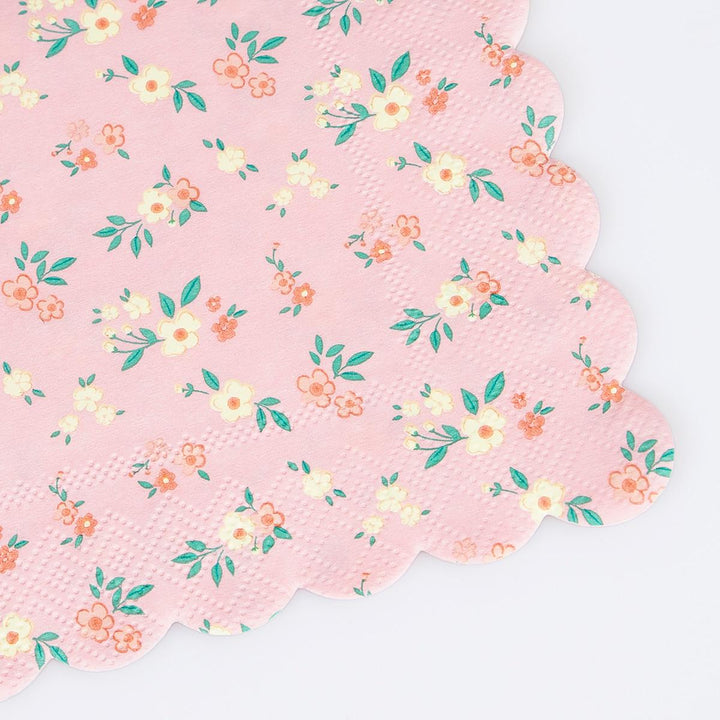 Vintage Ditsy Small Party Napkins x 16 | Meri Meri party napkins Vintage Ditsy Small Party Napkins x 16