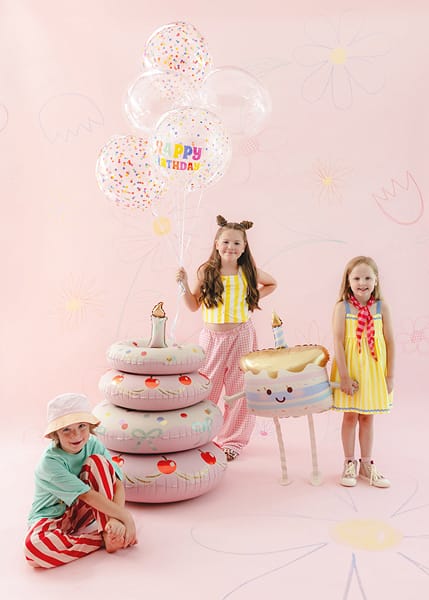 Walking Birthday Cake Foil Balloon - Birthday Balloons Foil Balloon Walking Birthday Cake Foil Balloon