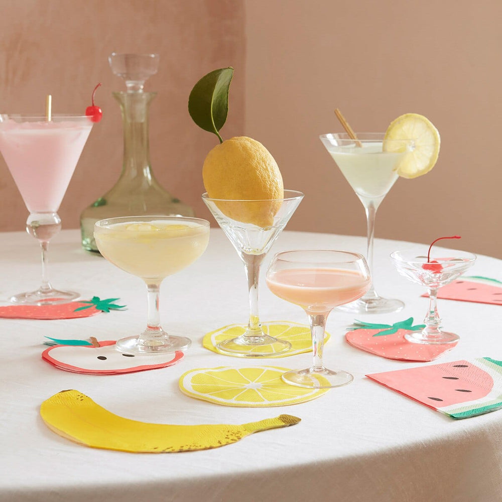 Watermelon Slice Napkins x 16 | Summer Party Tableware UK Napkins Watermelon Slice Napkins x 16