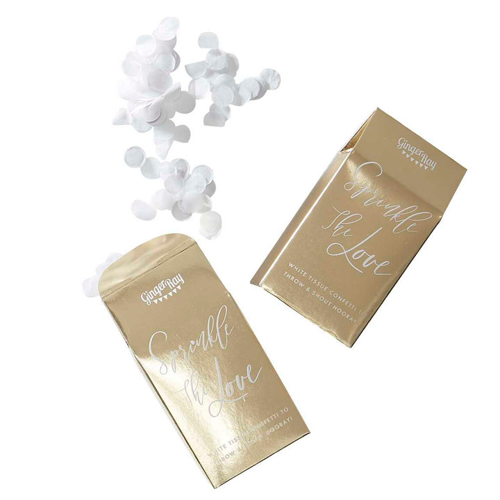 Wedding White Confetti Box Confetti Wedding White Confetti Box Pack of 1