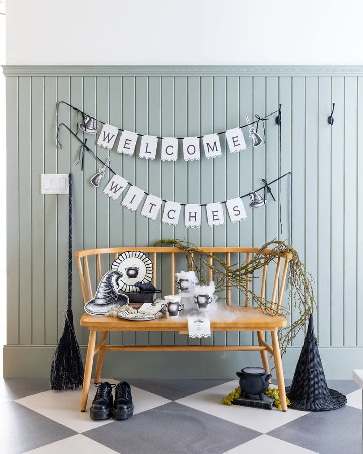 Welcome Witches Halloween Banner | My Mind&