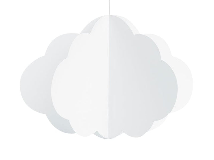 White Cloud Paper Napkins - Baby Shower Party Decorations Cloud Theme Paper Napkins White Cloud Hanging Decorations (3)