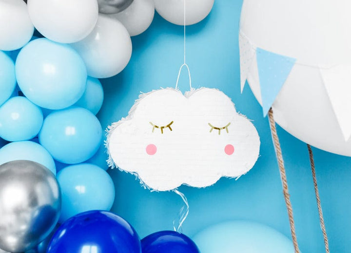 White Cloud Party Pinata - Baby Shower Party Decorations Cloud Theme Piñatas White Cloud Party Pinata