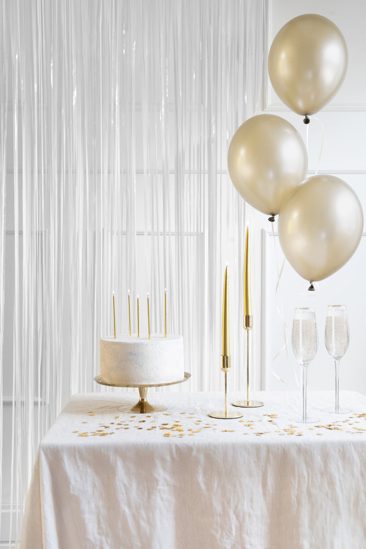 White Party Curtain - 2m Hanging Decoration White Party Curtain - 2m